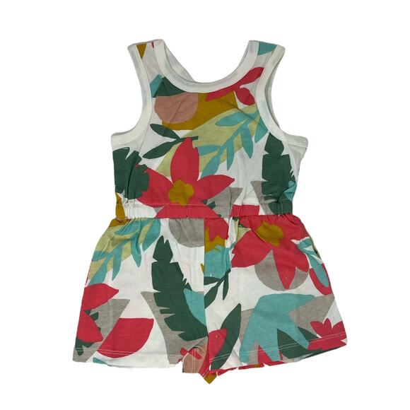 Tea Collection NWT Oasis Floral Reversible Romper. Size 2 - Picture 1 of 3